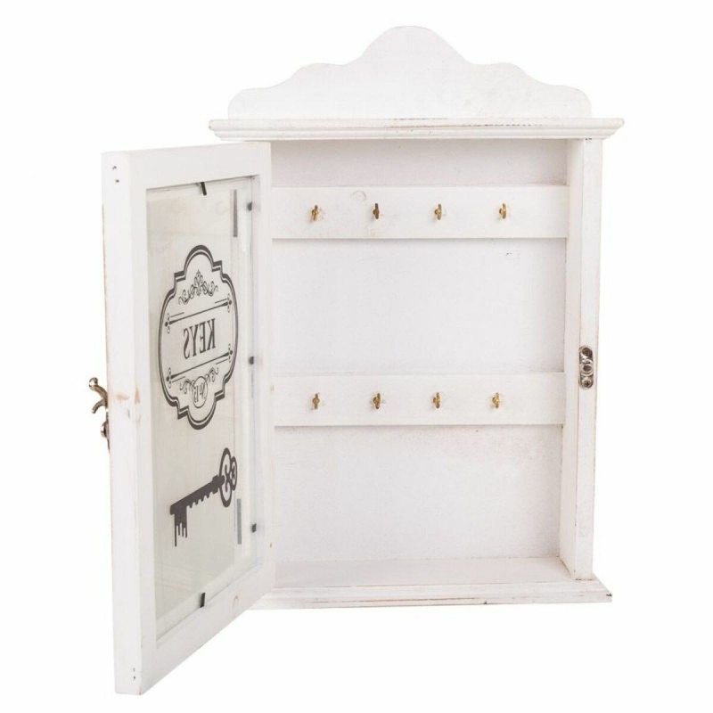 Armoire à clés Alexandra House Living Blanc 7 x 36 x 25 cm