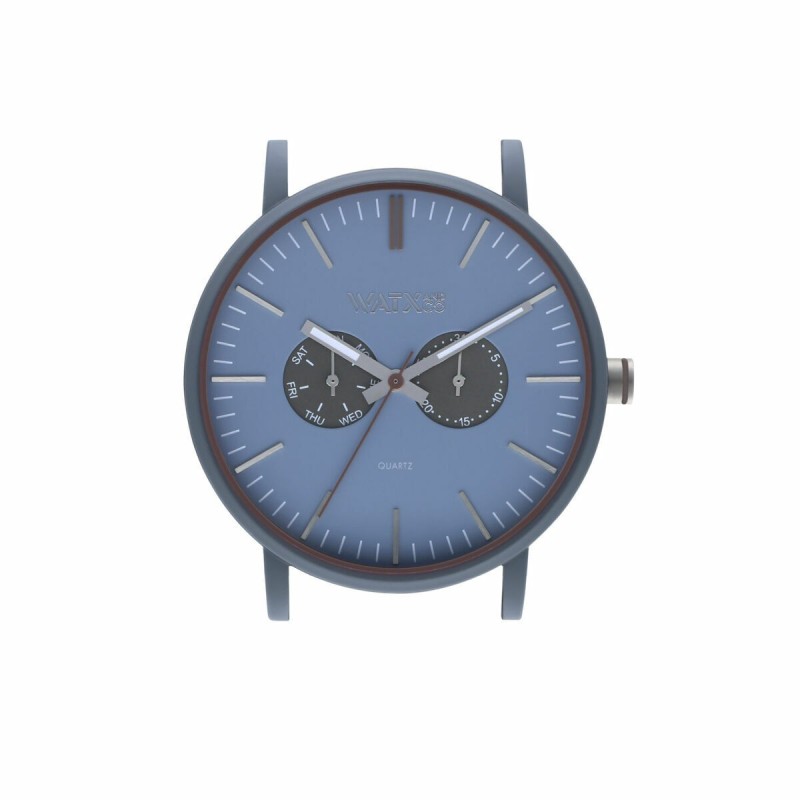 Montre Unisexe Watx & Colors WXCA2717  Bleu (Ø 44 mm)