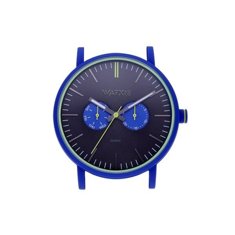 Montre Unisexe Watx & Colors WXCA2743 Bleu (Ø 44 mm)