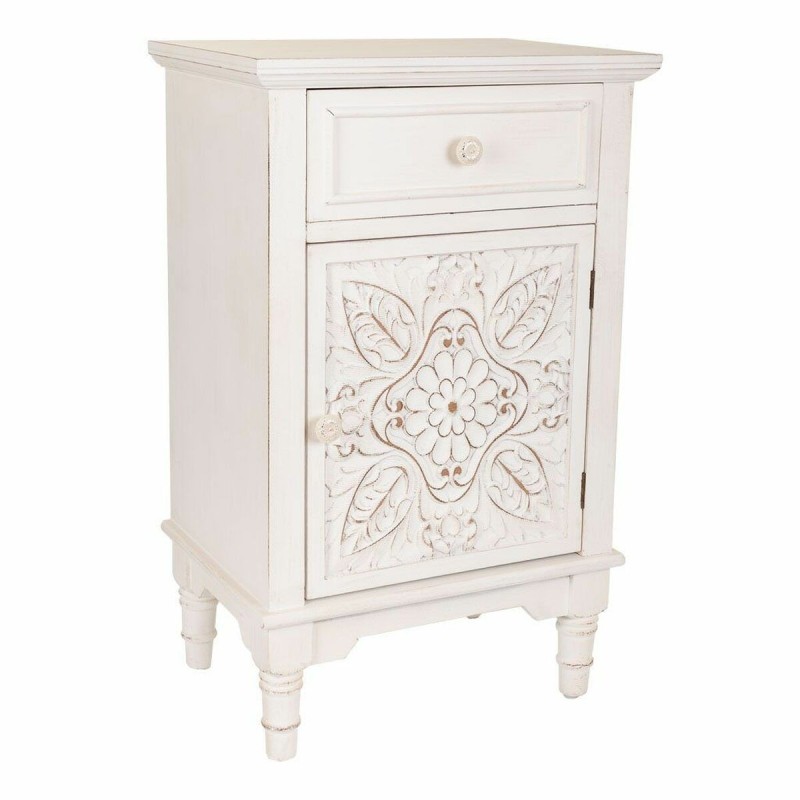 Table de Nuit Alexandra House Living Blanc 32 x 74 x 46 cm