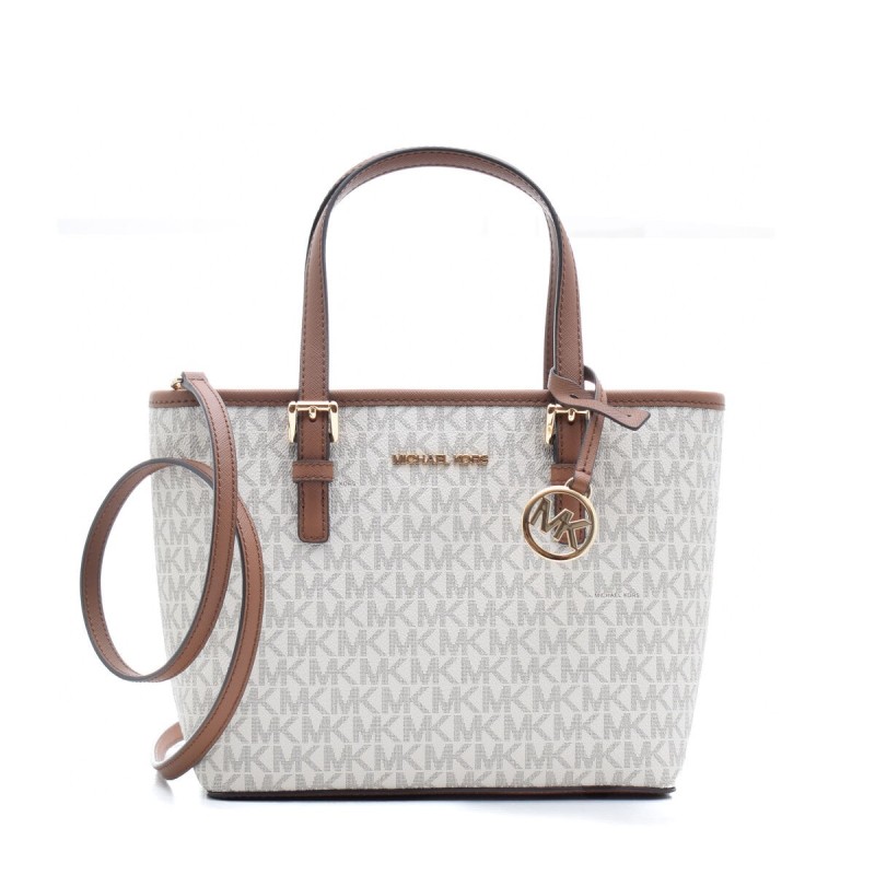 Sac-à-main Femme Michael Kors 35T9GTVT0B-VANILLA Beige 25 x 18 x 10 cm