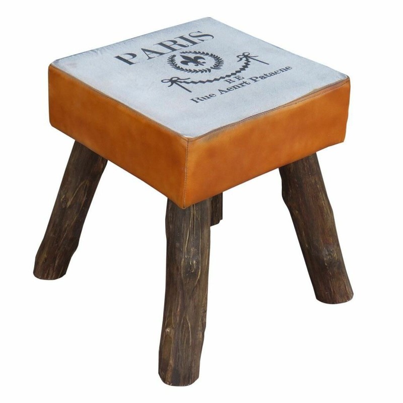 Tabouret Alexandra House Living Bois de manguier 44 x 45 x 44 cm