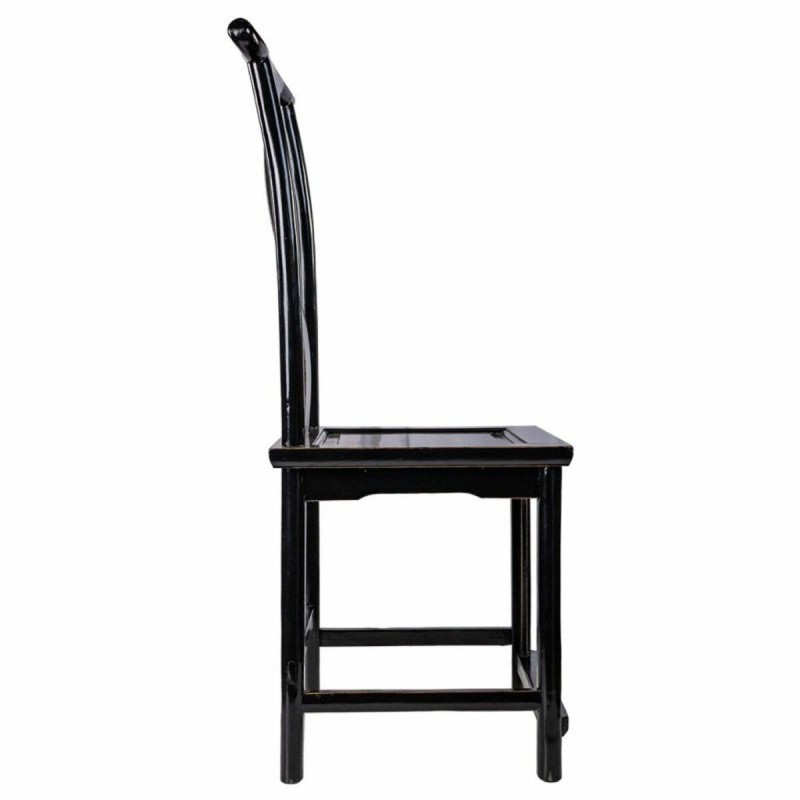 Chaise de Salle à Manger Alexandra House Living Noir 42 x 119 x 49 cm