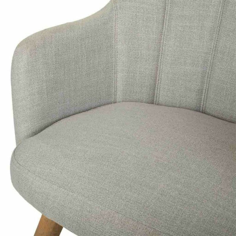 Chaise de Salle à Manger Alexandra House Living Gris 100 % polyester 45 x 90 x 55 cm