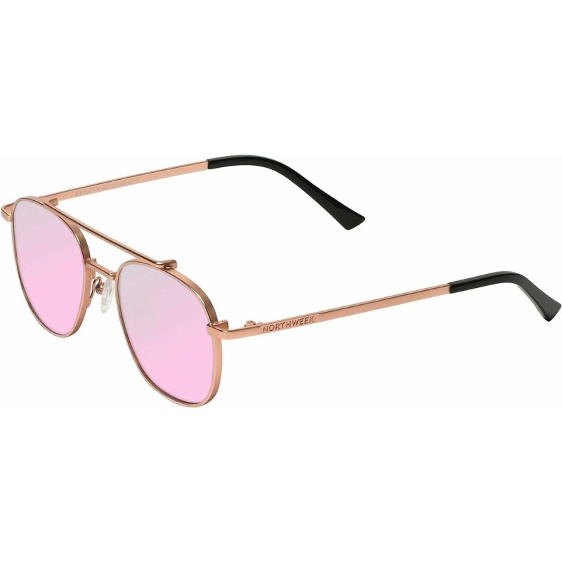 Lunettes de soleil Unisexe Northweek Falcon Ø 42 mm Rose Doré