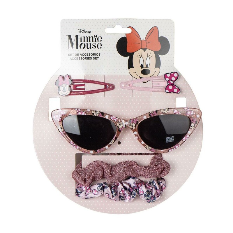 Lunettes de soleil avec accessoires Minnie Mouse Enfant