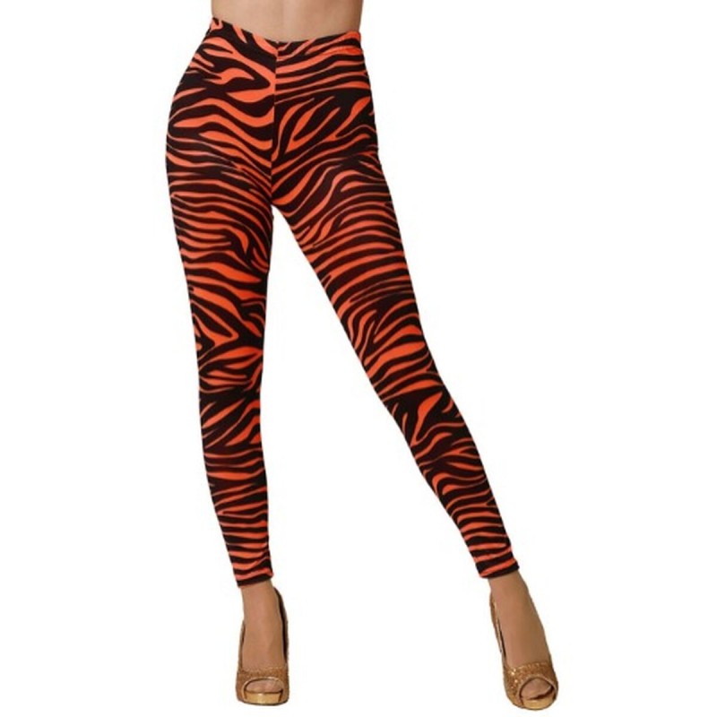 Leggings Rayures Orange