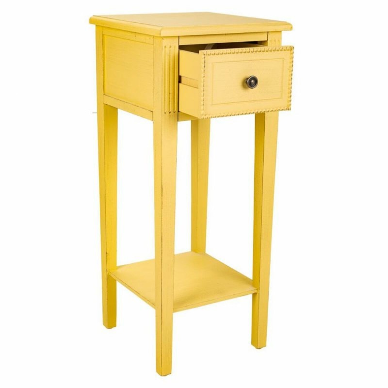 Table d'appoint Alexandra House Living Jaune 33 x 78 x 33 cm