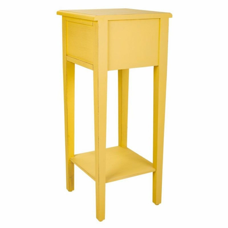 Table d'appoint Alexandra House Living Jaune 33 x 78 x 33 cm