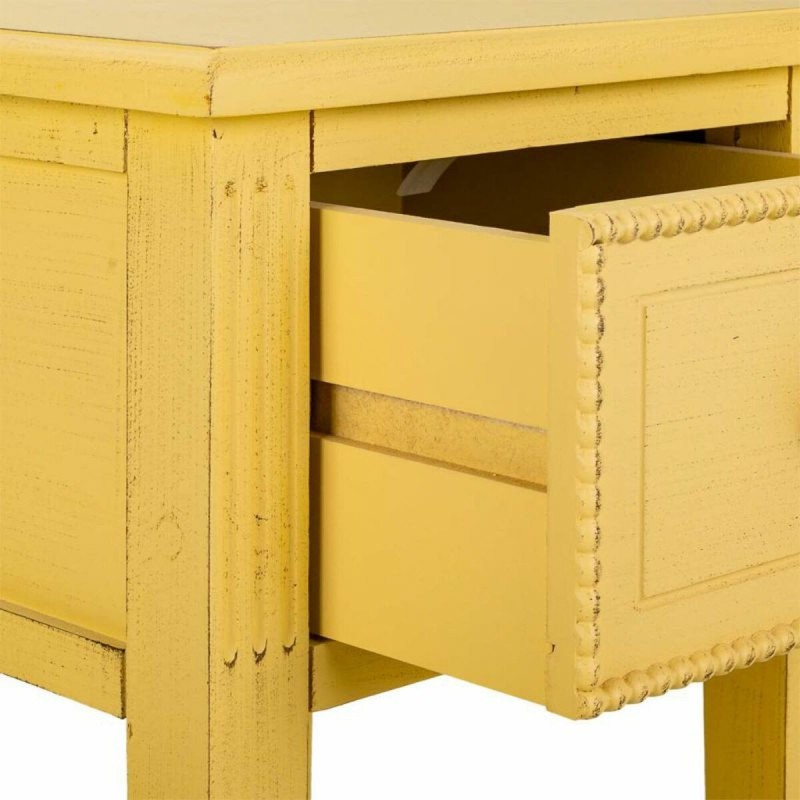 Table d'appoint Alexandra House Living Jaune 33 x 78 x 33 cm