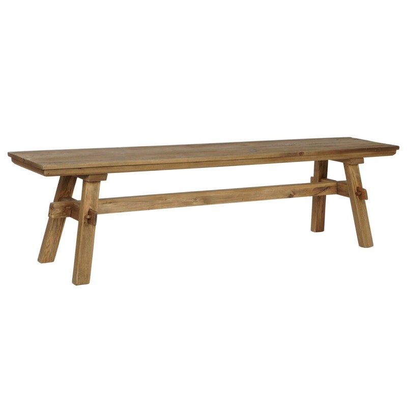 Banquette Home ESPRIT Marron Bois de pin 180 x 35 x 47 cm