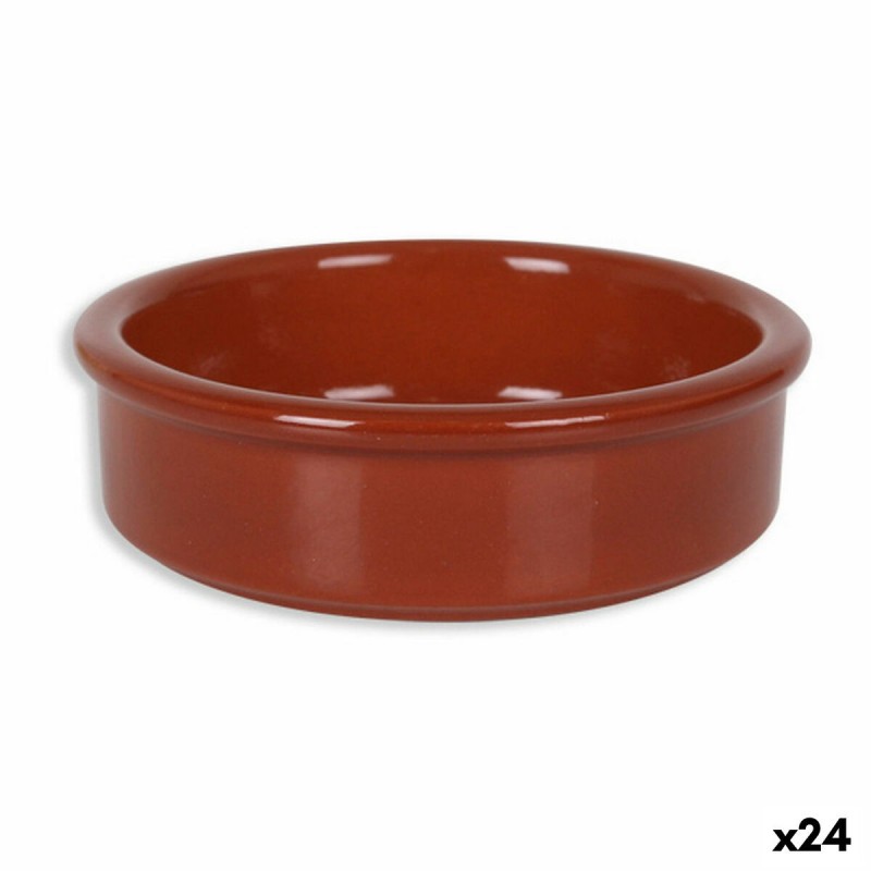 Casserole Azofra Marron Faïence (24 Unités) (ø 8 cm)