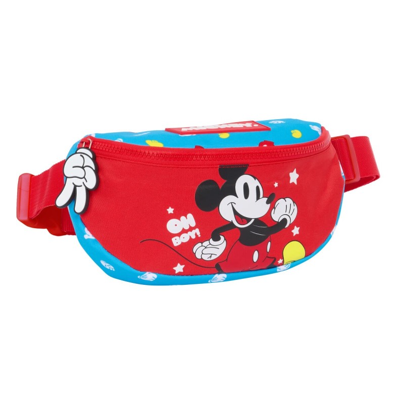 Sac banane Mickey Mouse Clubhouse Fantastic Bleu Rouge 23 x 14 x 9 cm