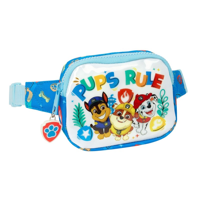 Sac banane The Paw Patrol Pups rule Bleu 14 x 11 x 4 cm