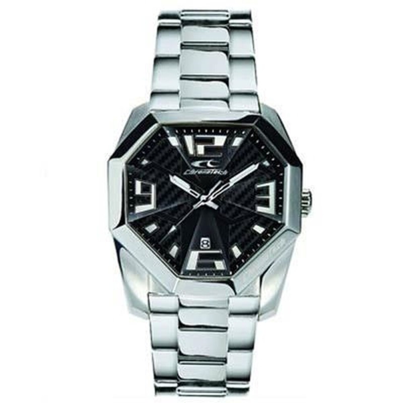 Montre Homme Chronotech RW0083 Noir Argenté