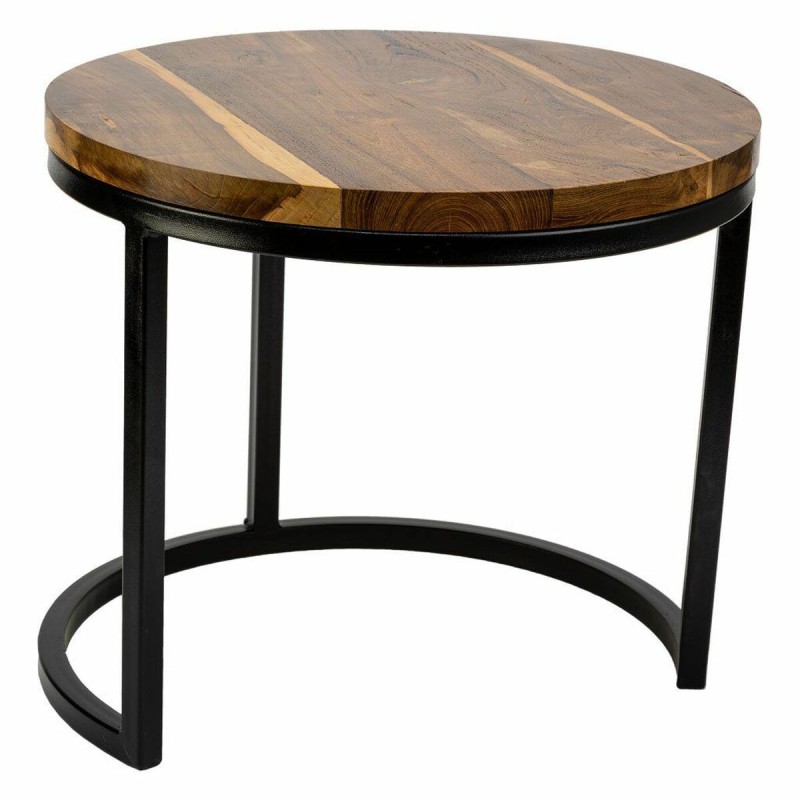 Table Basse Alexandra House Living Marron Fer Bois de manguier 38 x 65 x 38 cm