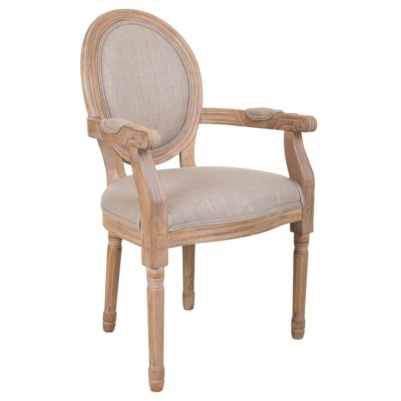 Chaise de Salle à Manger Alexandra House Living Crème 46 x 96 x 55 cm