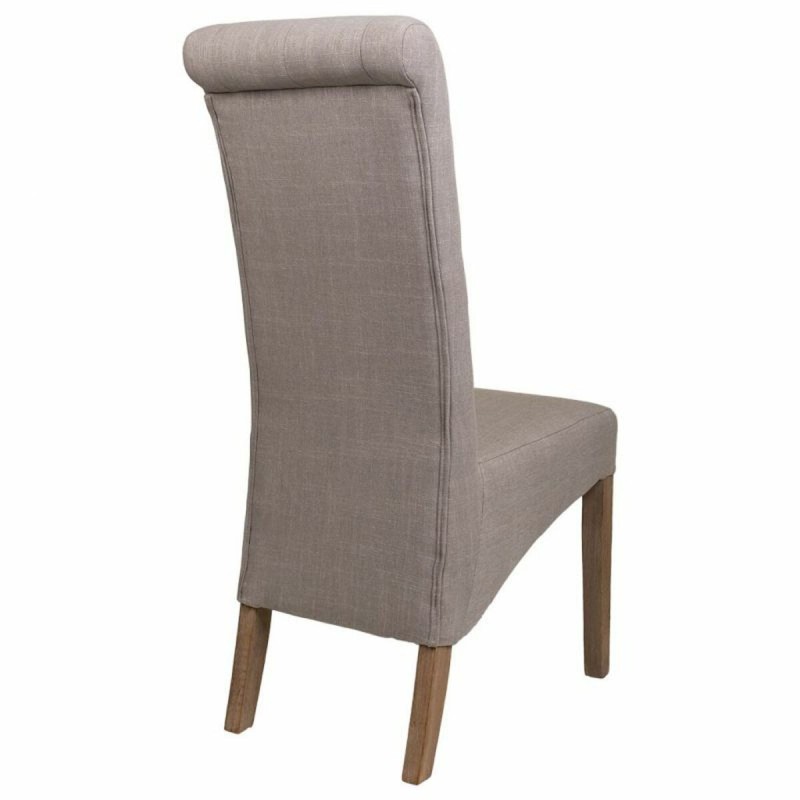 Chaise de Salle à Manger Alexandra House Living Gris 58 x 107 x 44 cm