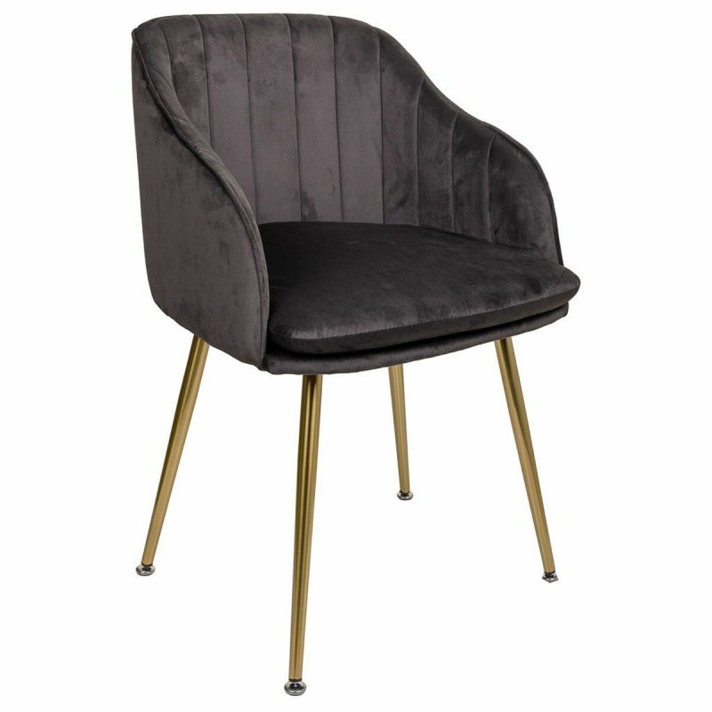 Chaise de Salle à Manger Alexandra House Living Gris 56 x 78 x 55 cm