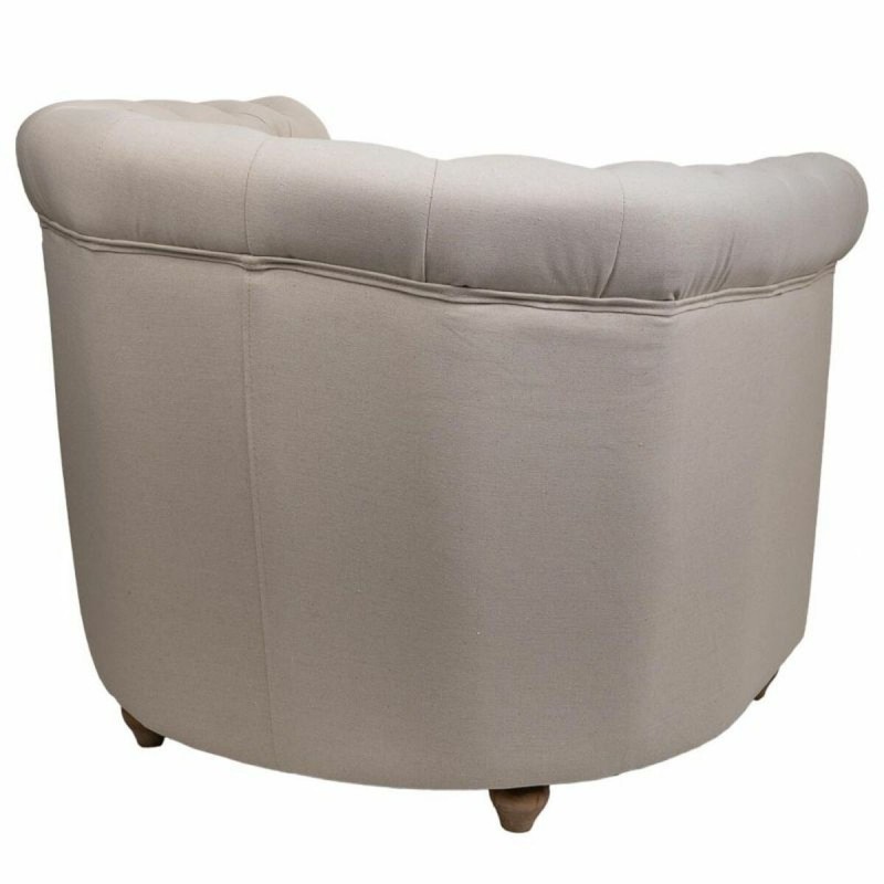 Fauteuil Alexandra House Living Beige 80 x 72 x 80 cm Rembourrage