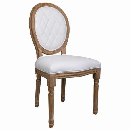 Chaise de Salle à Manger Alexandra House Living Blanc 46 x 96 x 48 cm