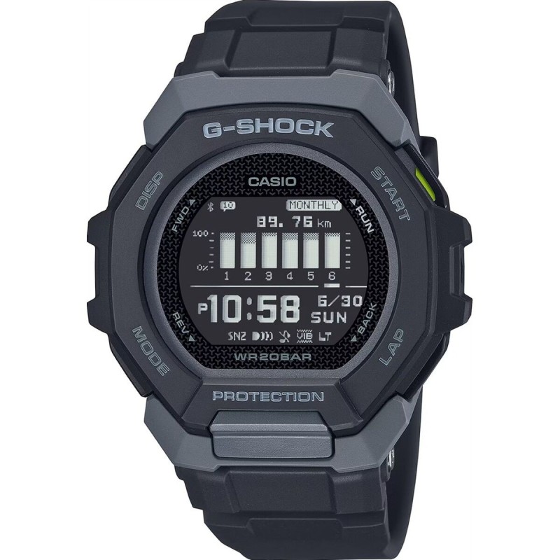 Montre Homme Casio G-Shock G SQUAD -  SUNNY SIDE STYLE Noir (Ø 47