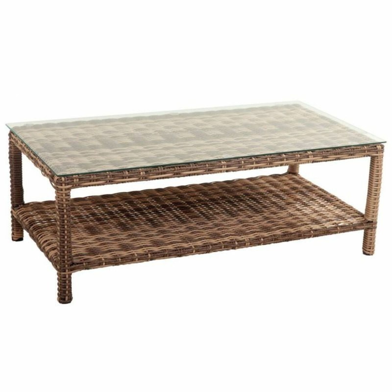 Ensemble Table avec 2 Sièges Alexandra House Living Marron Naturel 4 Pièces