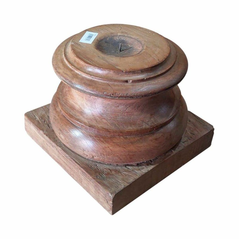 Pot à Bougie Alexandra House Living Marron Acacia Bois de manguier 25 x 21 x 25 cm