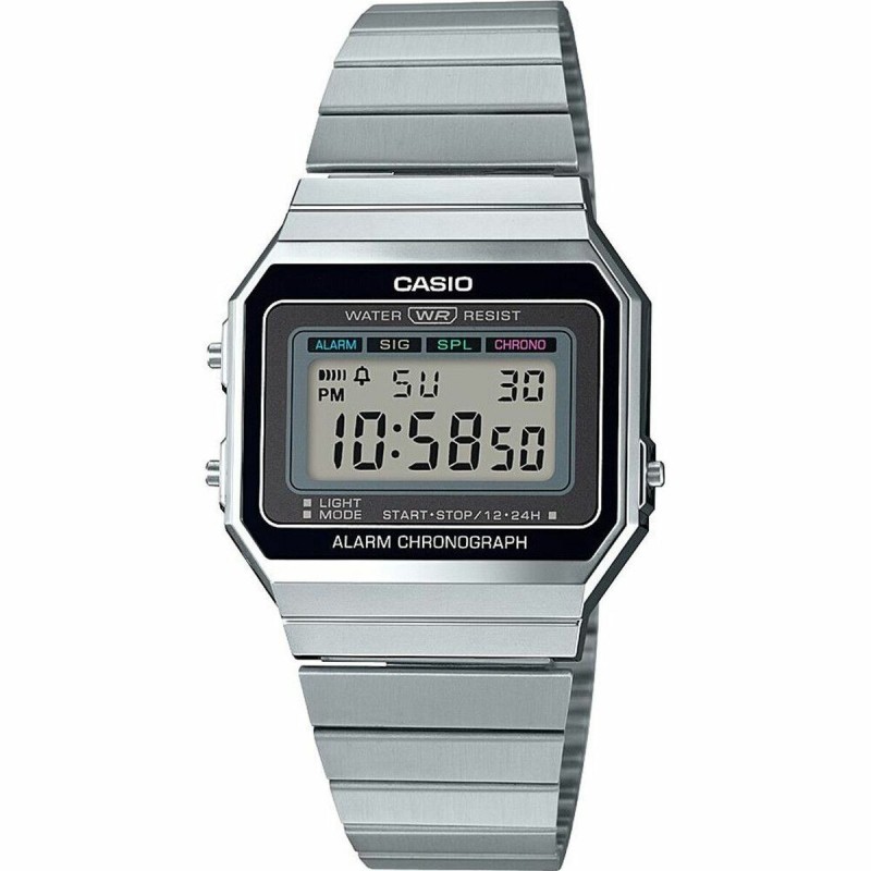 Montre Unisexe Casio VINTAGE Noir Argenté (Ø 36 mm) (Ø 35