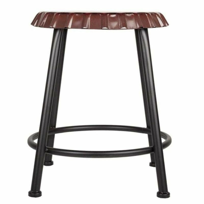 Tabouret Alexandra House Living Noir Fer 35 x 46 x 35 cm