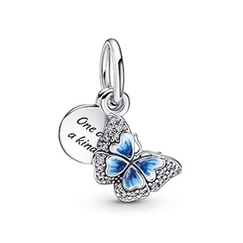 Perle de verre Femme Pandora BLUE BUTTERFLY