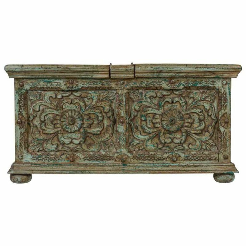 Coffre Alexandra House Living Fer Bois de manguier 100 x 47 x 100 cm