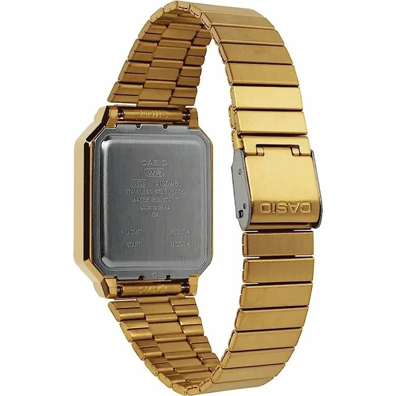 Montre Unisexe Casio EDGY COLLECTION RETRO DIAL - GOLD (Ø 40 mm)