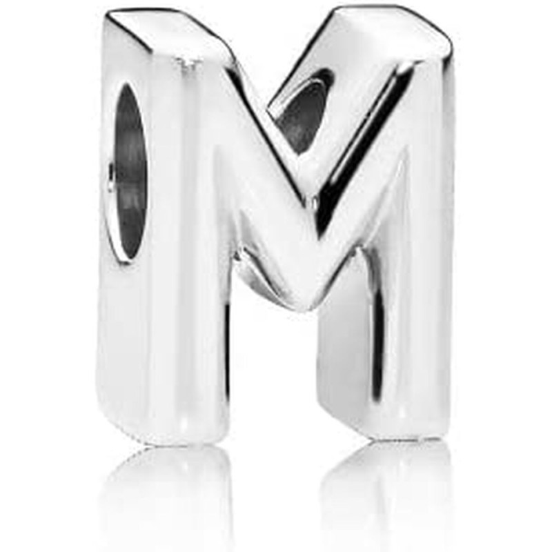 Perle de verre Femme Pandora LETTER M