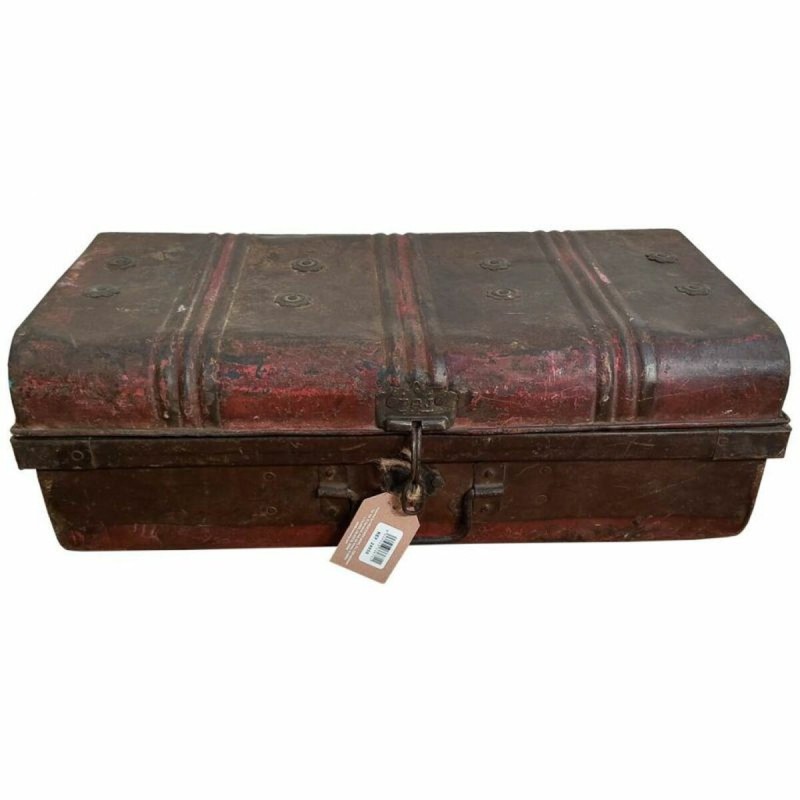 Valise décorative Alexandra House Living Marron Fer Style artisanal 32 x 21 x 59 cm