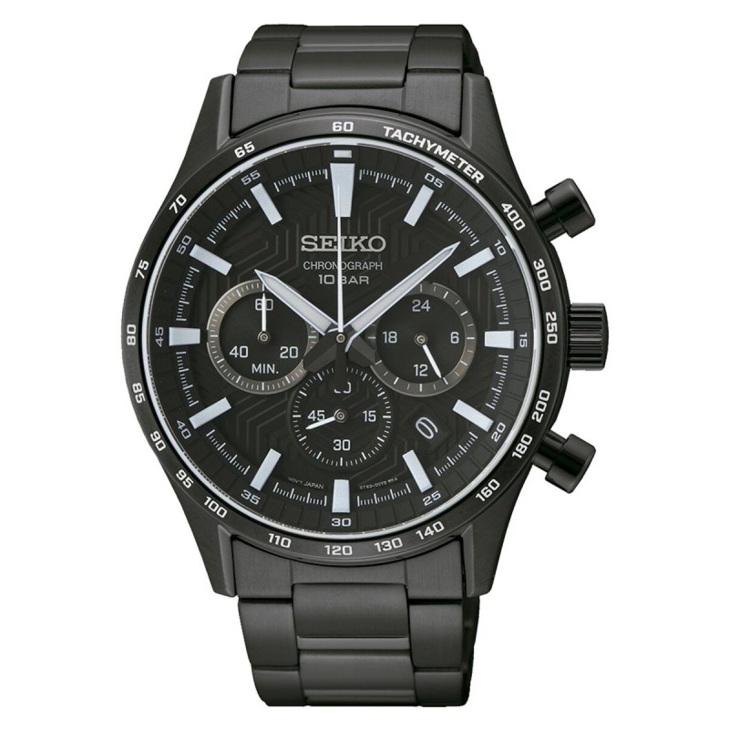 Montre Homme Seiko SSB415P1 Noir