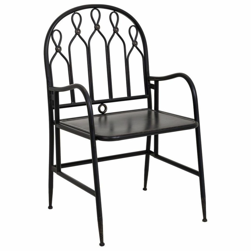 Chaise de Salle à Manger Alexandra House Living Noir 56 x 96 x 55 cm