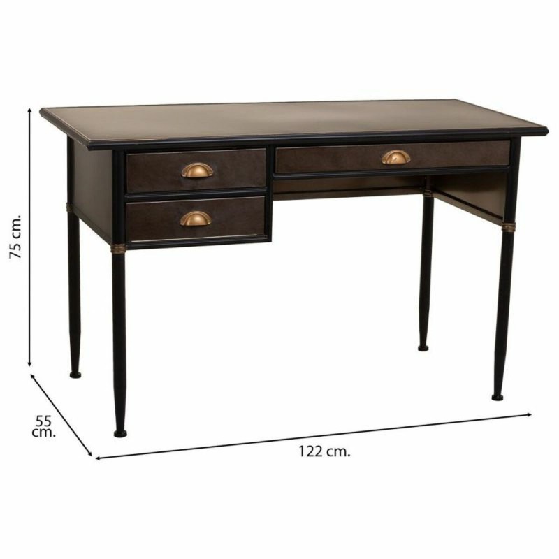 Bureau Alexandra House Living Marron 55 x 75 x 122 cm