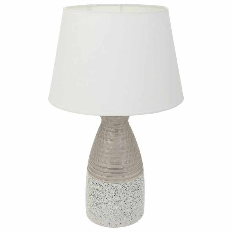 Lampe de bureau Alexandra House Living Argent Céramique 14 x 36 x 14 cm