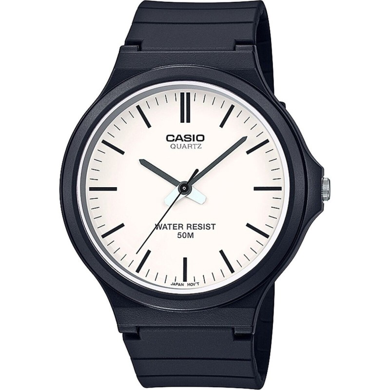 Montre Unisexe Casio COLLECTION Blanc Noir (Ø 34 mm)