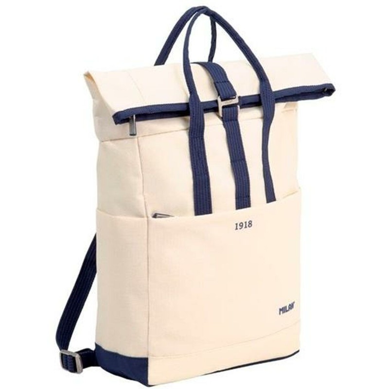 Sac à dos Casual Milan Serie1918 Beige 10 L 42 x 29 x 11 cm