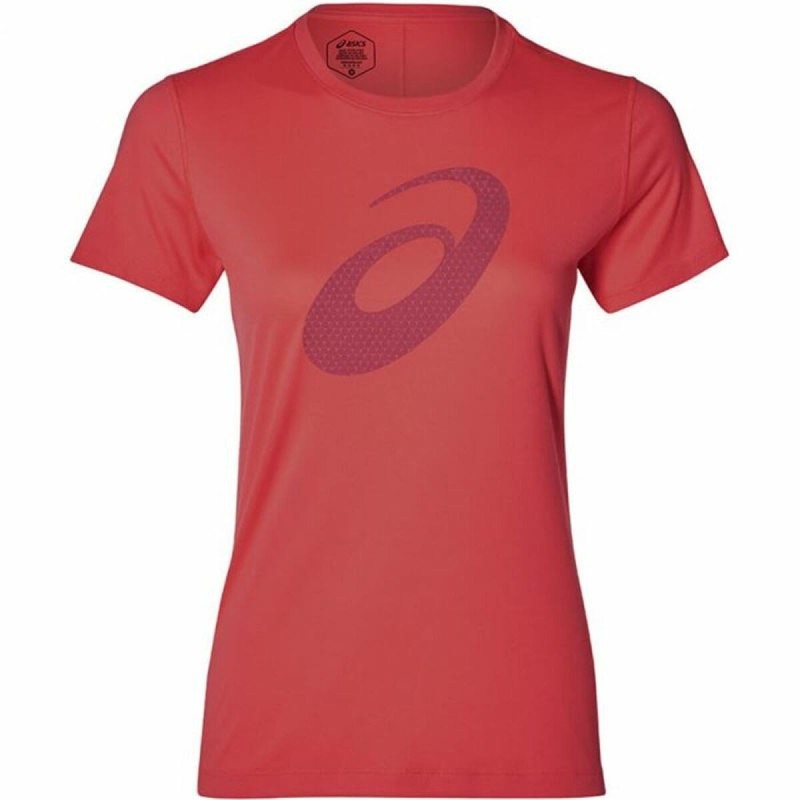 T-shirt à manches courtes femme Asics SS Graphic Rouge