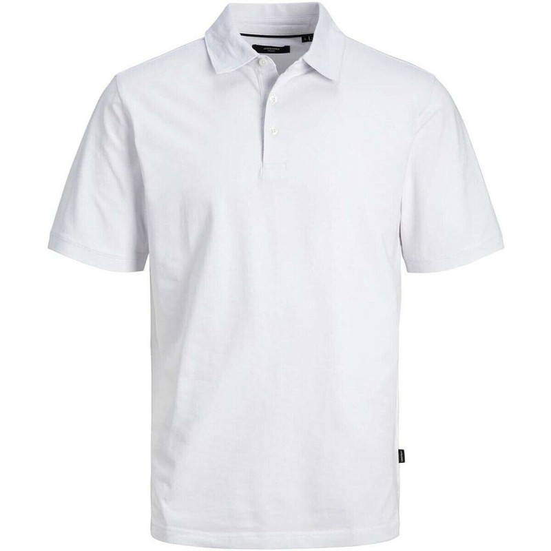 Polo à manches courtes homme Jack & Jones JPRBLASPENCER SS POLO 12251349 Blanc