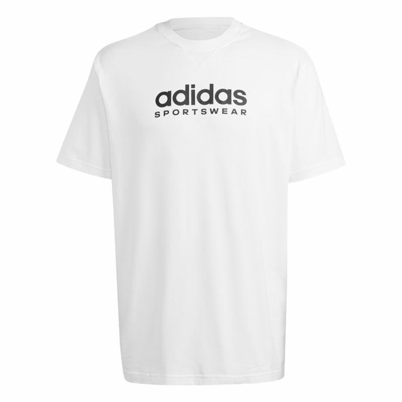 T shirt à manches courtes Adidas Blanc