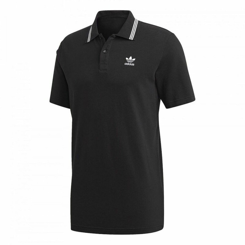 Polo à manches courtes homme Pique Adidas FM9952 Noir XS