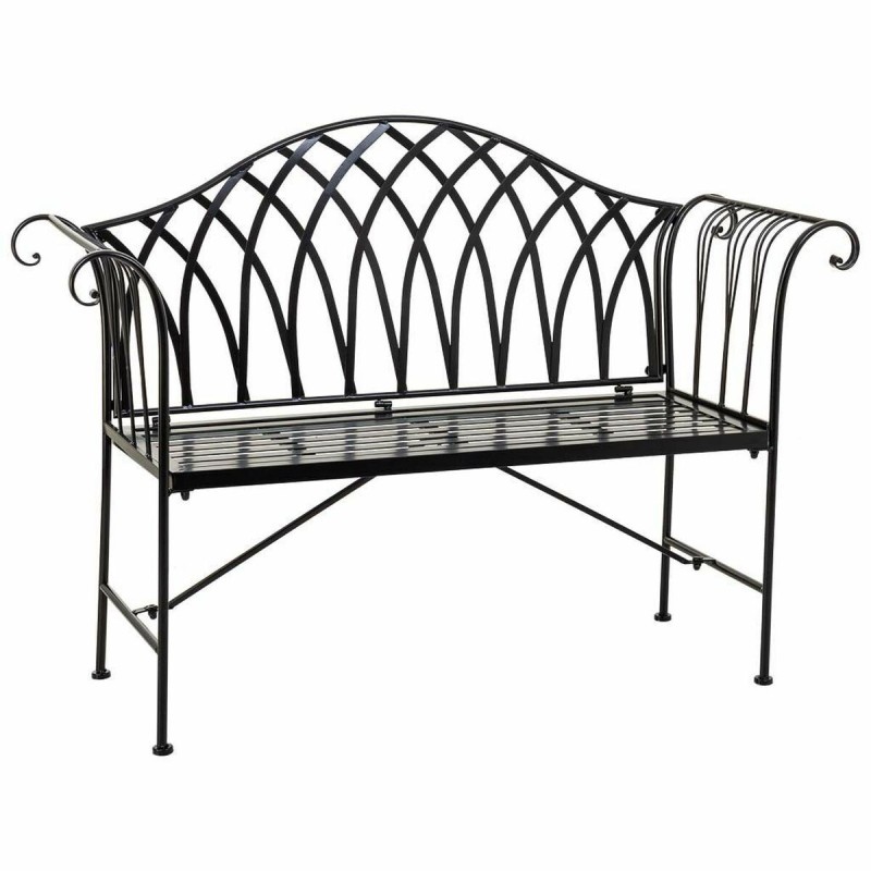 Banc Alexandra House Living Noir Fer 50 x 88 x 110 cm