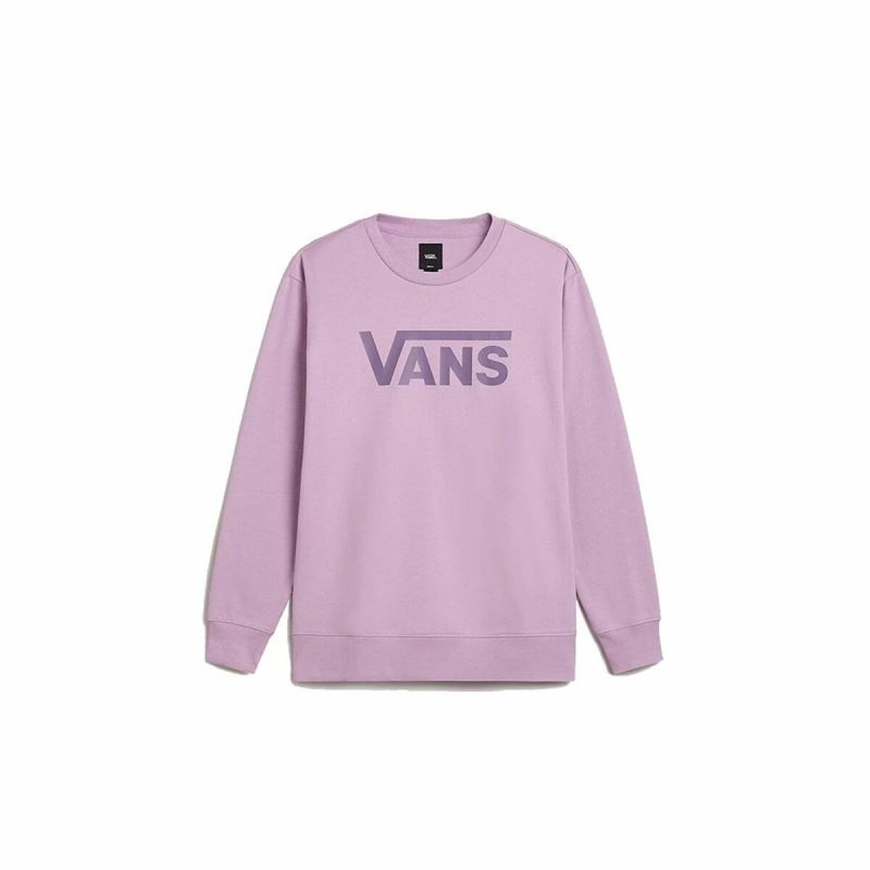 Sweat sans capuche femme Vans Drop V Logo Bff Crew Beige