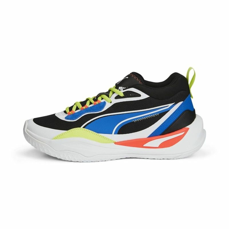 Chaussures de Running pour Enfants Puma Playmaker Noir Multicouleur