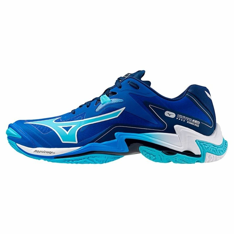 Chaussures de Sport pour Homme Mizuno Wave Lightning Z8 Bleu Volleyball