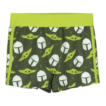 Boxer de Bain pour Enfants The Mandalorian Vert